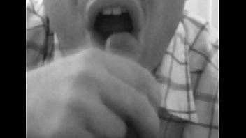 Horny Guy Swallowing Tranny Jizz